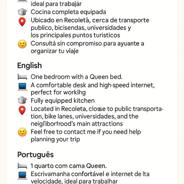 Recoleta POINT - Apartamento de 1 dormitorio - 5