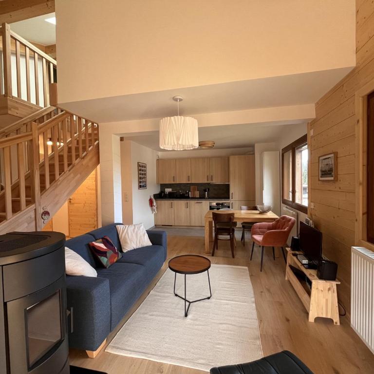 Duplex neuf 78m², 2 chambres, poêle, WIFI, parking, pour 5 pers. - Arâches-la-Frasse - FR-1-836-57 - Apartment - 1