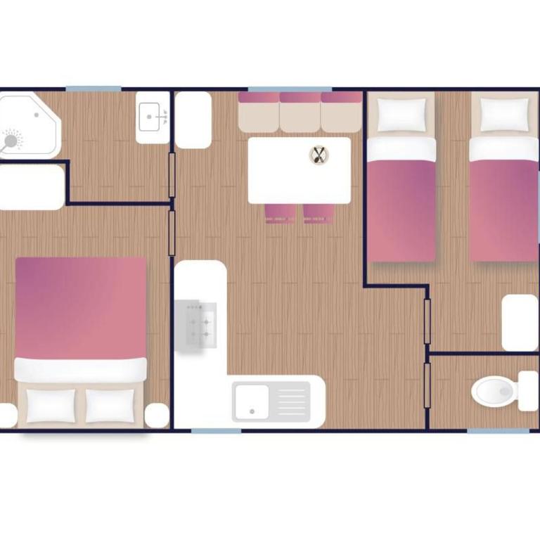 Mobil-home 3 pièces avec terrasse à Roquebrune-sur-Argens - API-1-52-1016 - Mobile Home - 7