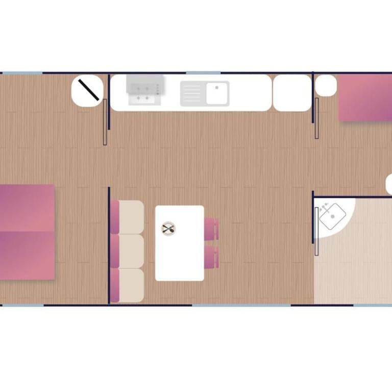Mobil-home PMR avec Terrasse à Roquebrune-sur-Argens - API-1-52-1138 - Mobile Home - 5