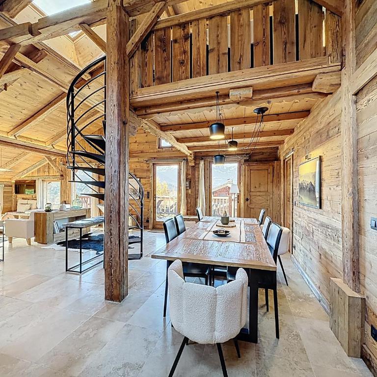 Chalet 5 chambres + dortoir proche pistes Combloux - Chalet 3 Chambres - 4