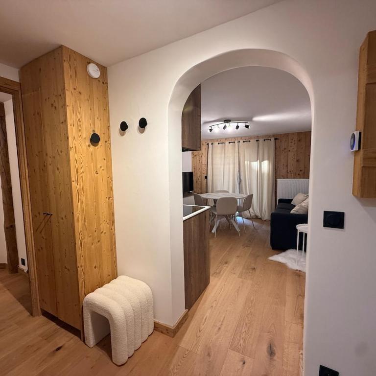 Praz-sur-Arly , Appartement 2 pièces entièrement rénové en 2025 "Le Cervin" - Appartement 1 Chambre - 4