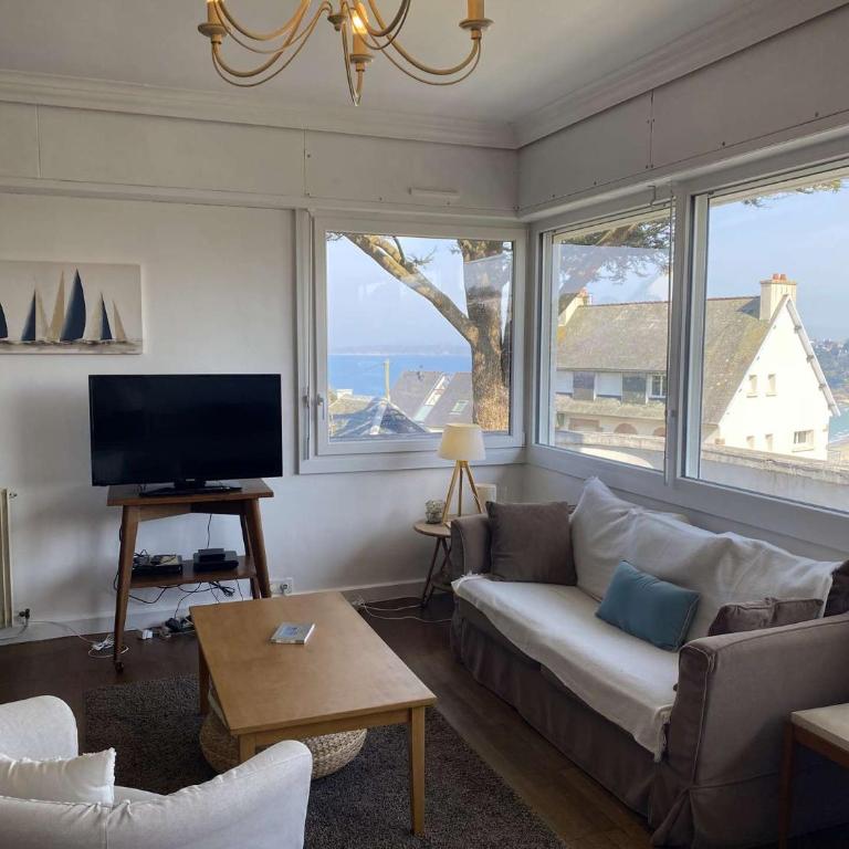 Maison VUE MER et Wifi à 550m de la plage de Trestraou à PERROS-GUIREC - Réf 509 - Haus mit 3 Schlafzimmern - 1