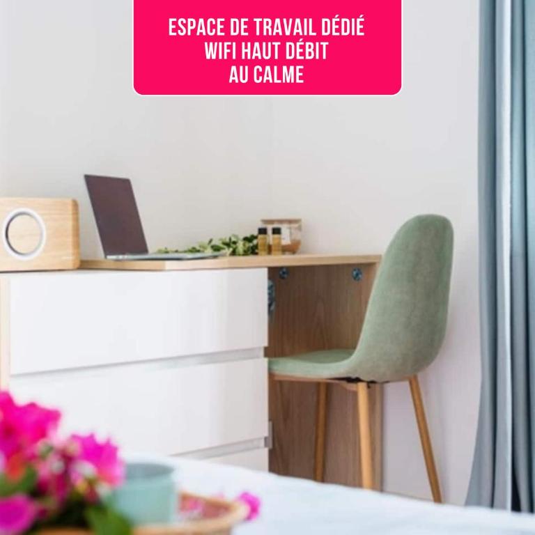 Le Garibaldi - Idéal Couple & PRO- Animaux acceptés - 5min à pied du Port - CENTRE VILLE - Commerces - Plage 10min en voiture - WIFI HD - Parking GRATUIT dans la rue - Apartment with Balcony - 15