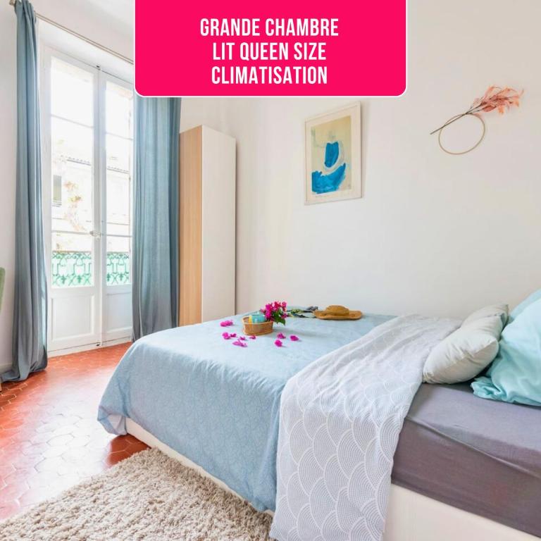 Le Garibaldi - Idéal Couple & PRO- Animaux acceptés - 5min à pied du Port - CENTRE VILLE - Commerces - Plage 10min en voiture - WIFI HD - Parking GRATUIT dans la rue - Apartment with Balcony - 12