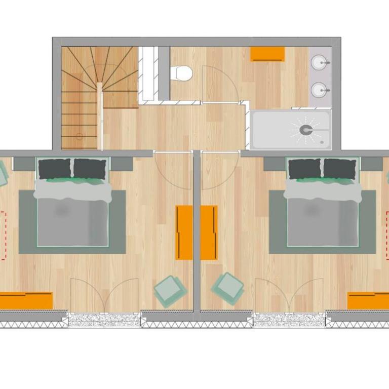 3-kamer Wohnung (duplex) | 4/5 Personen | 5 Min. von der Gondel entfernt | Res.Méri-Bellecombe - Ferienhaus - 27