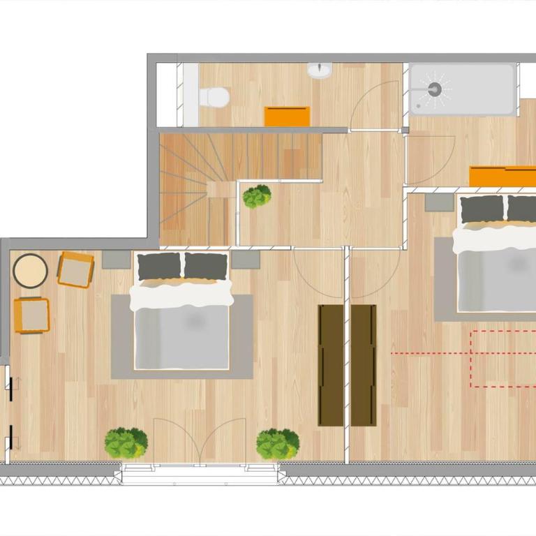 Appartement 4 pièces (duplex) | 6 personnes | 5 min de la télécabine | Rés.Méri-Bellecombe - Maison de Vacances - 25