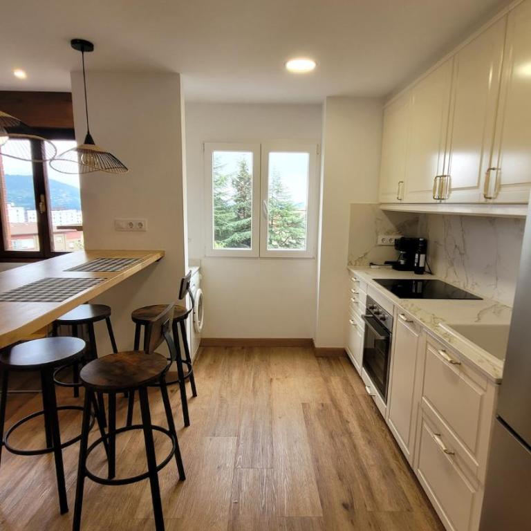 Apartamento con cocina abierta y vistas verdes - Apartamento de 1 dormitorio - 7