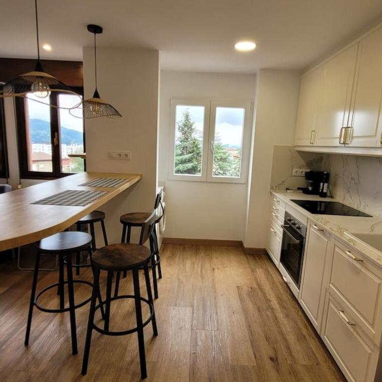 Apartamento con cocina abierta y vistas verdes - Apartamento de 1 dormitorio - 12