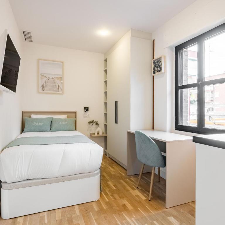Square Rooms by Charming, cerca del aeropuerto y con un pequeño gimnasio - Habitación Individual - 1