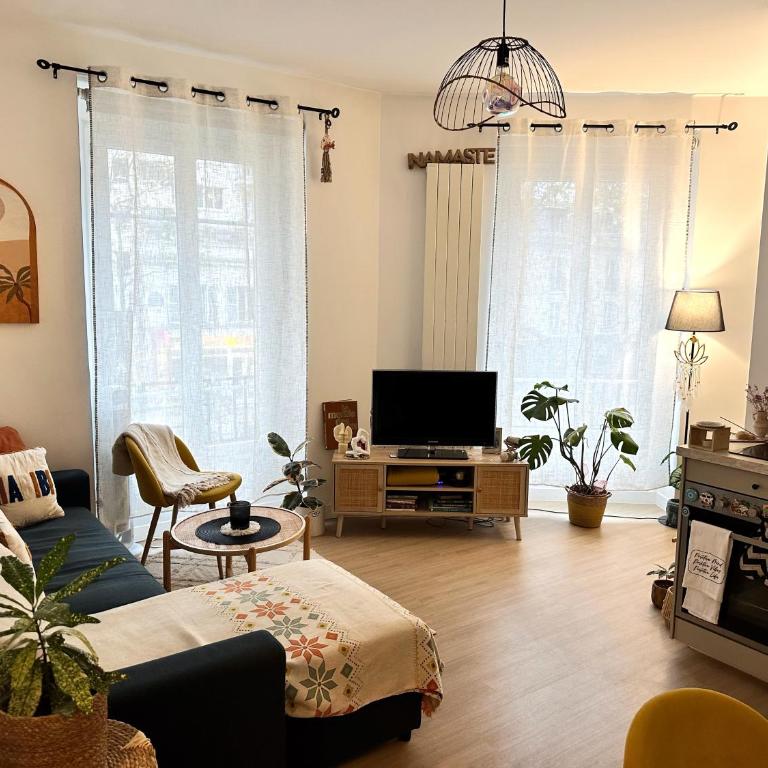 Appartement Calme et Cozy en plein Paris - Appartement 1 Chambre - 6