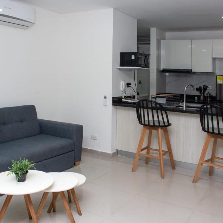 Hermoso Apartamento con Piscina 1 Habitacion CMC66 - One-Bedroom Apartment - 14