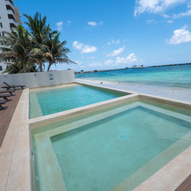 Distrito Morelos by Andiani Travel - Two-Bedroom Deluxe Apartment with Ocean View - 40