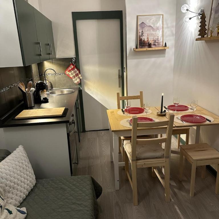 Studio cabine au cœur de la montagne - Valfréjus - Apartamento de 1 dormitorio - 16