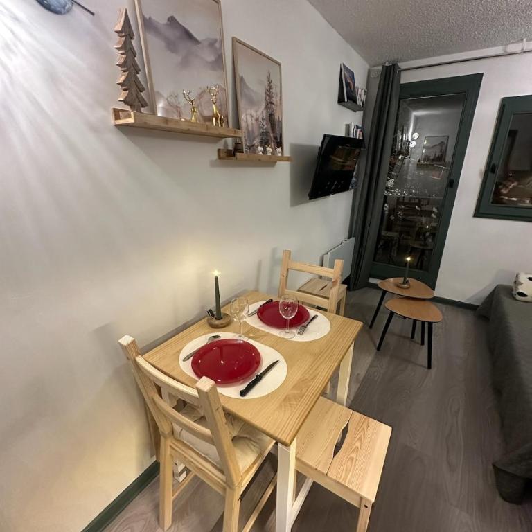 Studio cabine au cœur de la montagne - Valfréjus - Apartamento de 1 dormitorio - 20