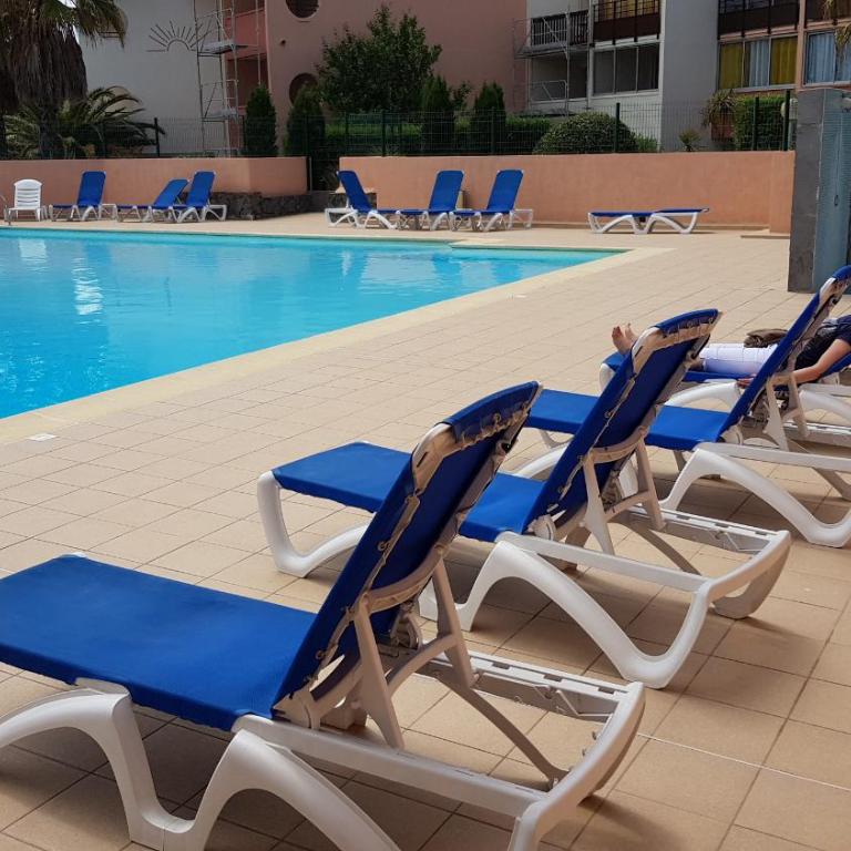 Le Soleil du Cap, 4p Proche mer - Piscine - Parking - Wifi - Clim - Apartment mit 1 Schlafzimmer und Meerblick - 26