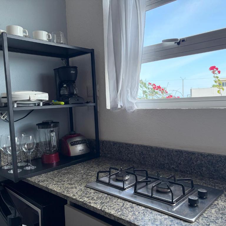 Atardeceres casa de playa - Quadruple Room with Private Bathroom - 12