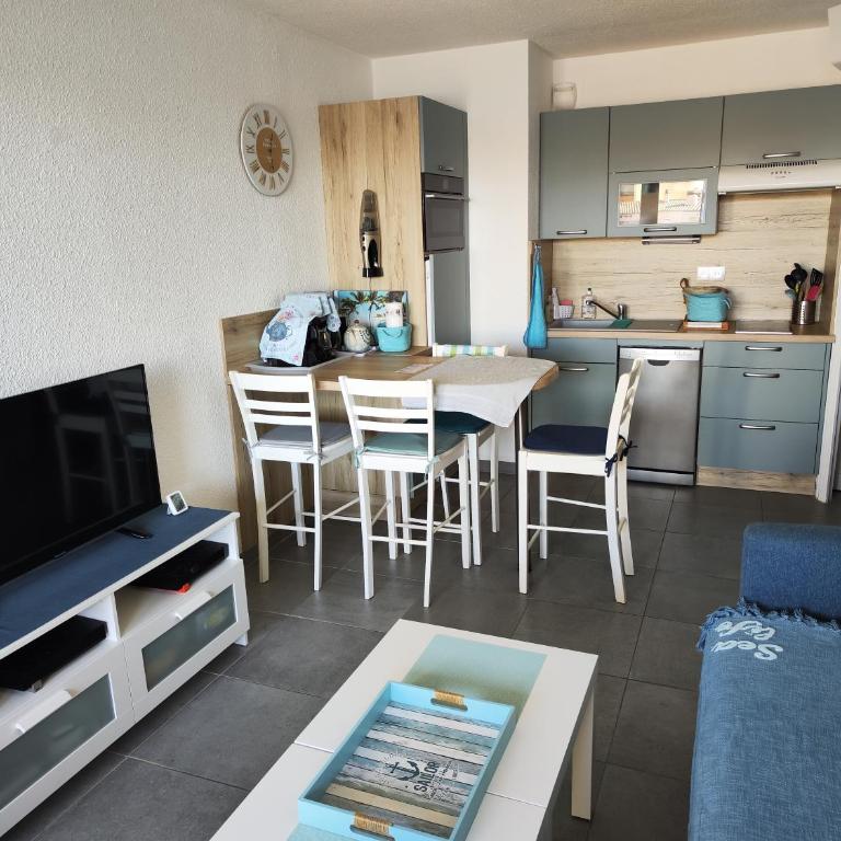 Le Soleil du Cap, 4p Proche mer - Piscine - Parking - Wifi - Clim - Apartment mit 1 Schlafzimmer und Meerblick - 1