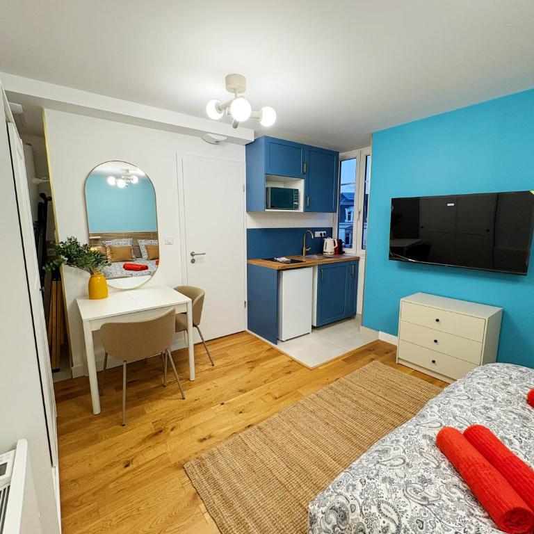 Résidence K - Séjour haut de gamme à Strasbourg - Estudio Deluxe con cama grande - 1