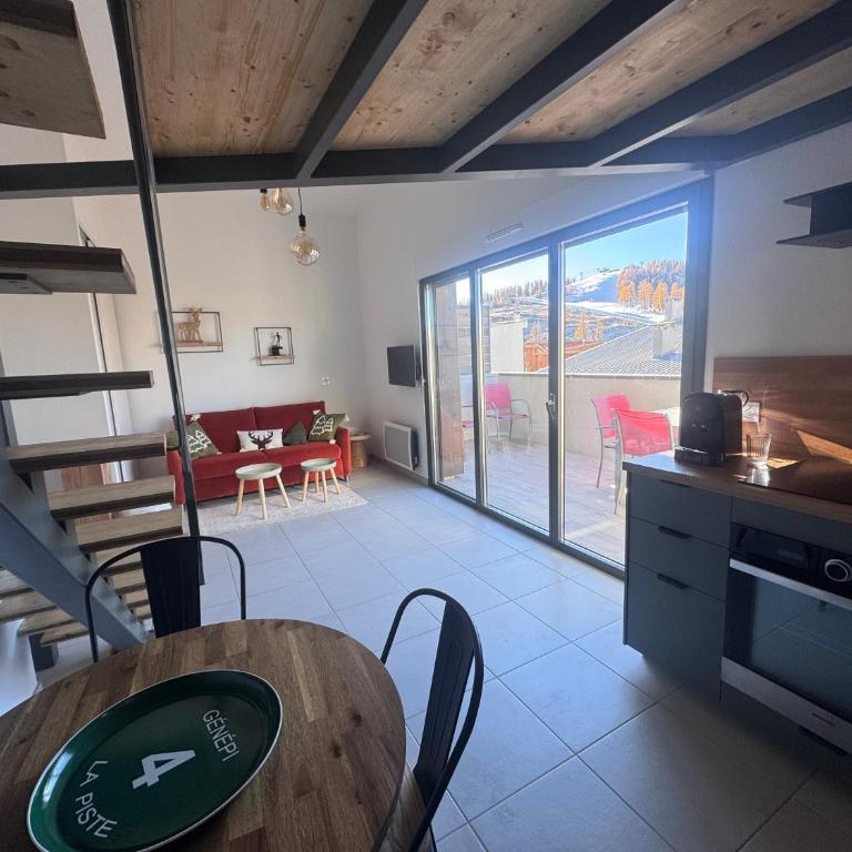 Valberg, Grand studio avec mezzanine à deux pas des pistes - Appartamento con 1 Camera da Letto - 17