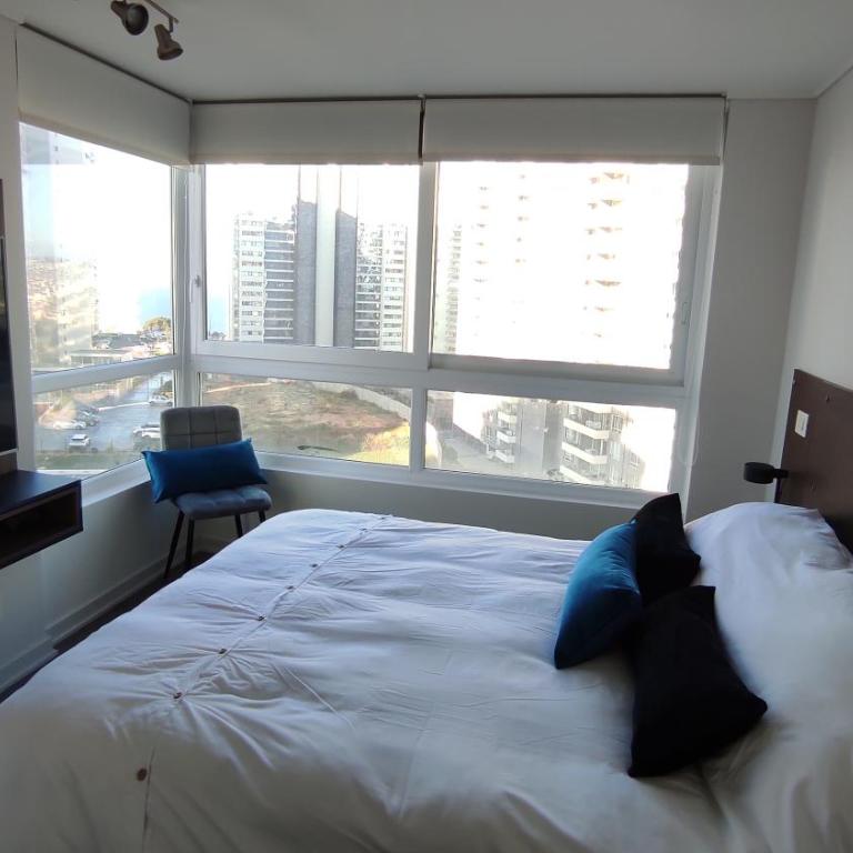 Sunset Arena Concón - One-Bedroom Apartment with Sea View and Balcony - 7