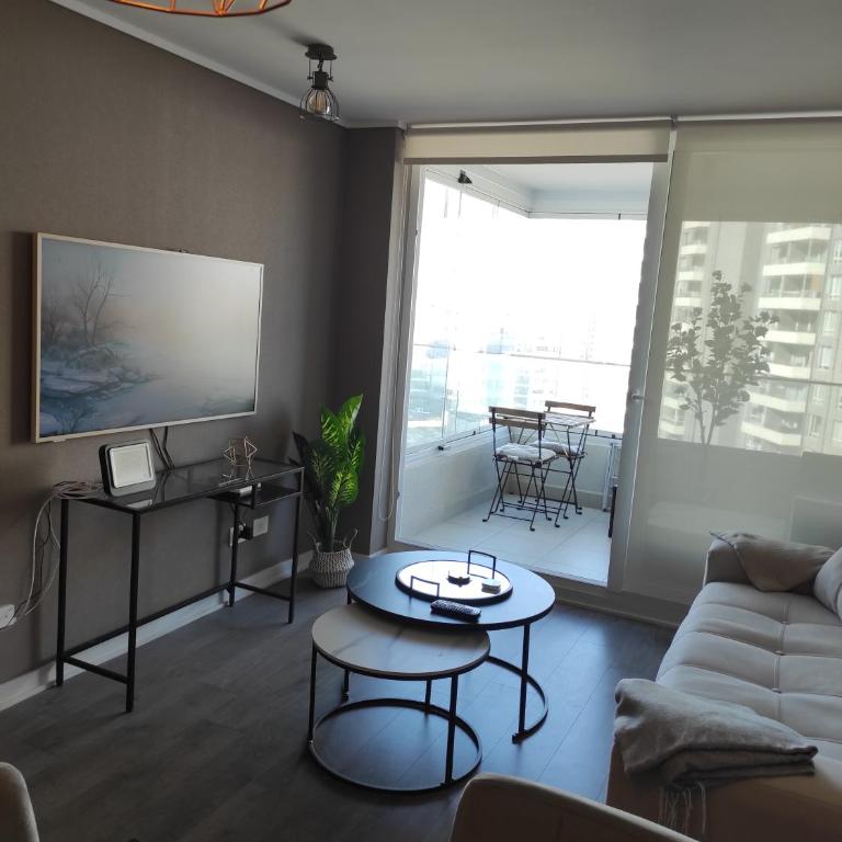 Sunset Arena Concón - One-Bedroom Apartment with Sea View and Balcony - 21