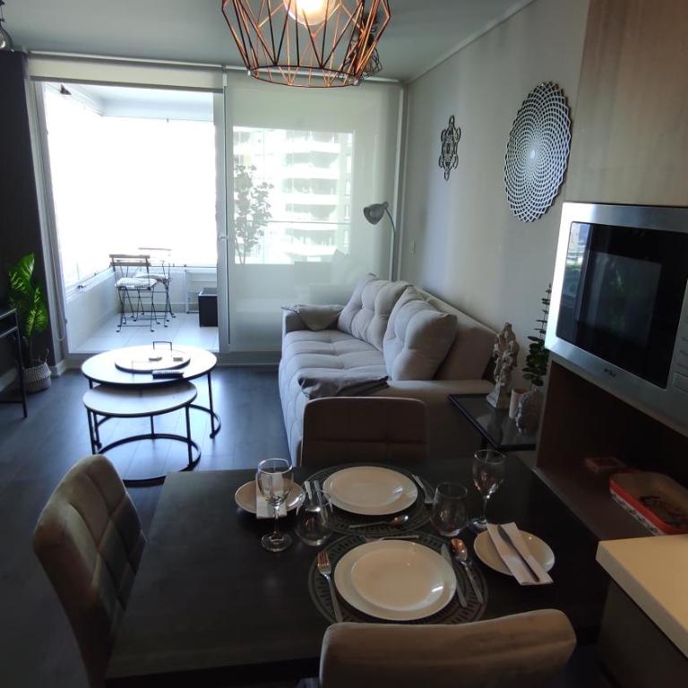 Sunset Arena Concón - One-Bedroom Apartment with Sea View and Balcony - 30