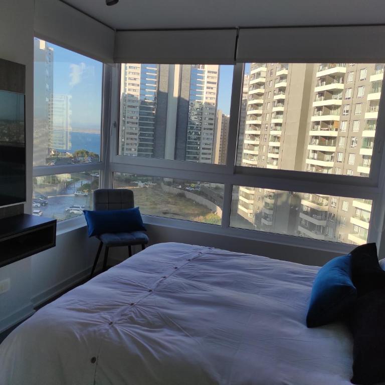 Sunset Arena Concón - One-Bedroom Apartment with Sea View and Balcony - 31