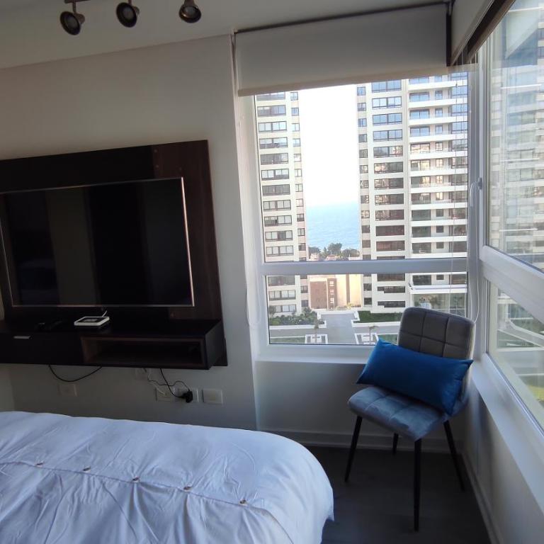 Sunset Arena Concón - One-Bedroom Apartment with Sea View and Balcony - 33