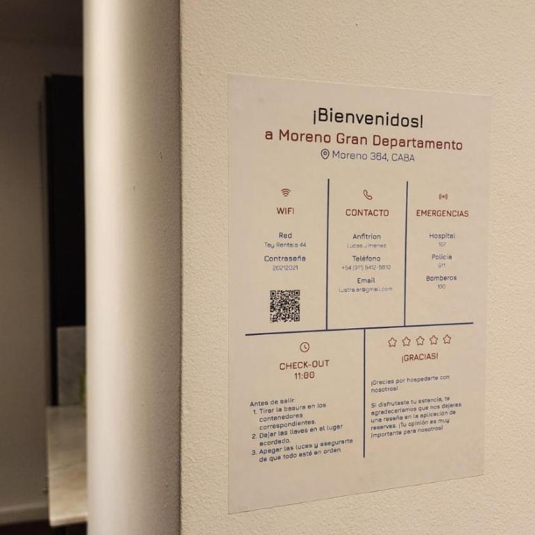 Moreno Grand Apartament near Casa Rosada - Apartamento de 1 dormitorio con vistas a la ciudad - 78