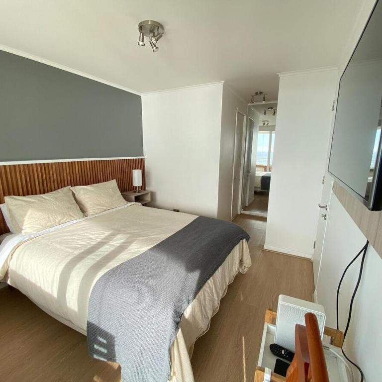 Departamento en Reñaca con vista al mar, piscinas y parrilla - Apartamento de 1 dormitorio - 18