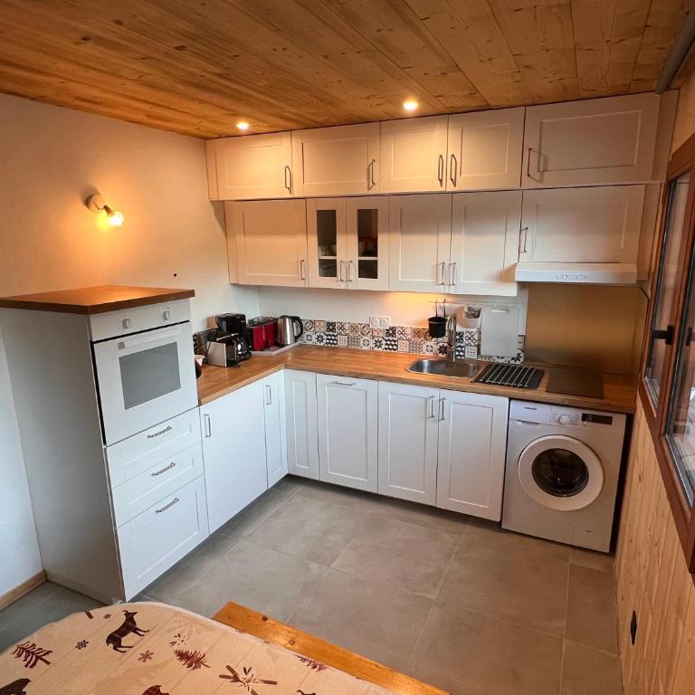 Appartement en Peisey-Nancroix proche de ski resort - Appartement-Studio avec 1 Lit Double - 2