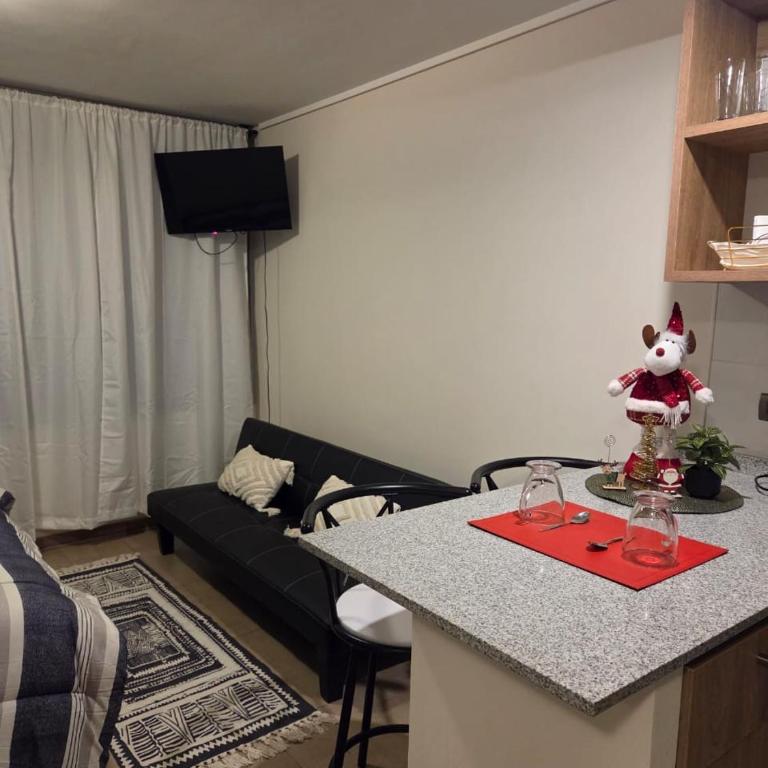 Depto cercano a Teletón, Mutual, Metro Ecuador - One-Bedroom Apartment - 7