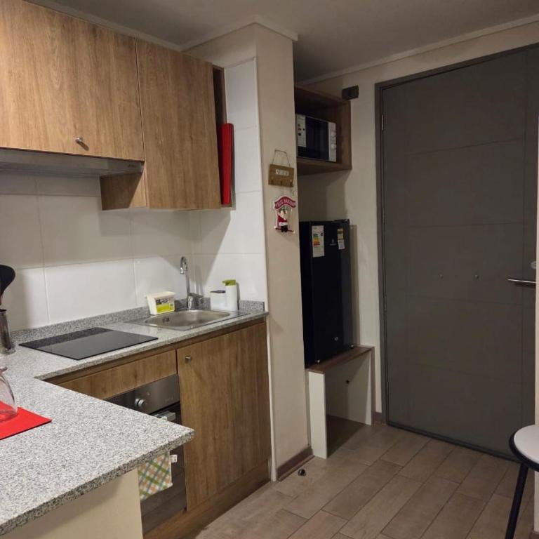 Depto cercano a Teletón, Mutual, Metro Ecuador - One-Bedroom Apartment - 9