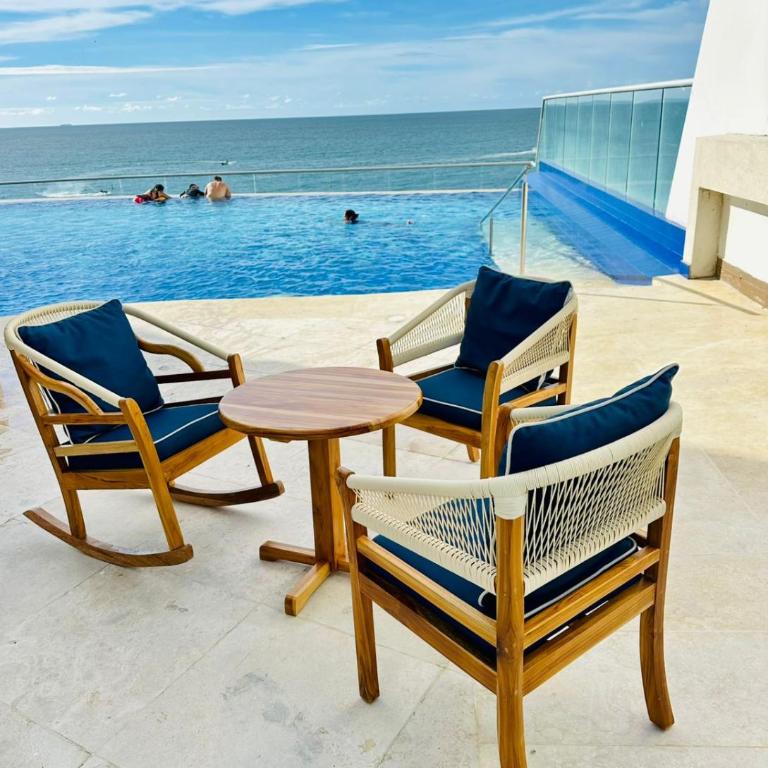 apartamento en cartagena-frente al mar boca grande - Apartamento de 3 dormitorios - 73