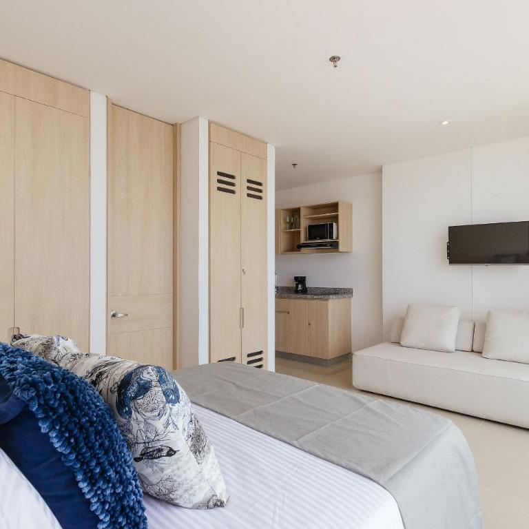 U-GO Eira: Lujo y Serenidad Frente al Mar en Santa Marta - Apartamento Loft de 1 dormitorio con balcón - 30