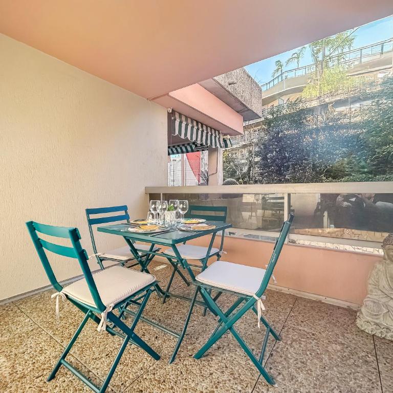 Studio avec piscine, balcon privé à 5 min plage - Studio - Vue sur Piscine - 5