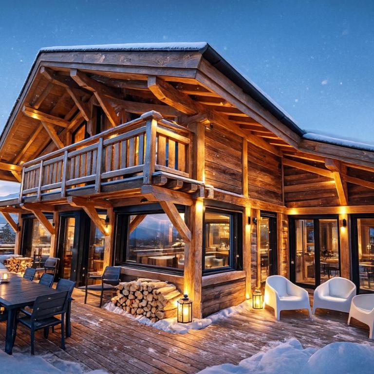 Chalet Aguila - Jacuzzi et sauna panoramique - vue spectaculaire - Chalet Supérieur - 2
