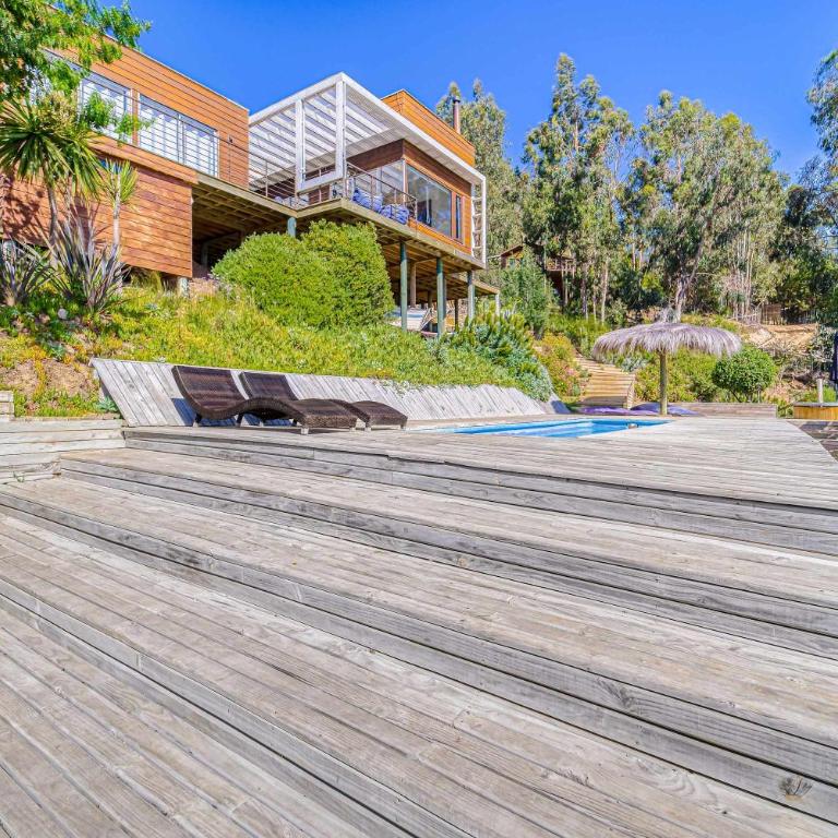 Oasis de Tunquen - Increible Vista y Hot Tub - Vacation Home - 41