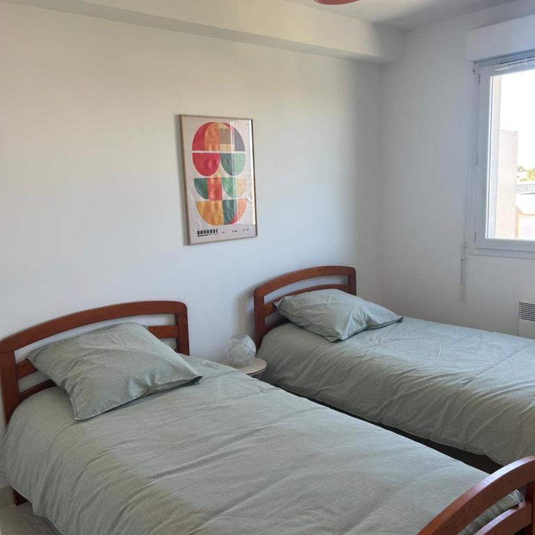 Carnon Appartement cosy 2 chambres accès direct plage - Apartment mit 2 Schlafzimmern - 14