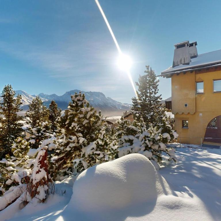 Apartment Piz Argient - Apartment mit Blick auf die Berge - 12