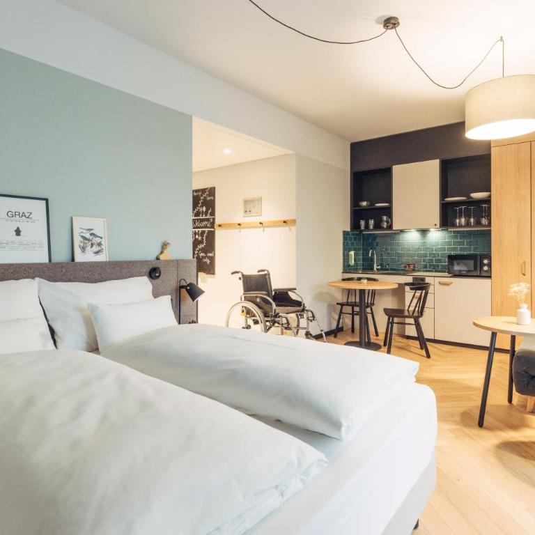 harry's home Graz-Smart City hotel & apartments - Doppelzimmer - barrierefrei - 2