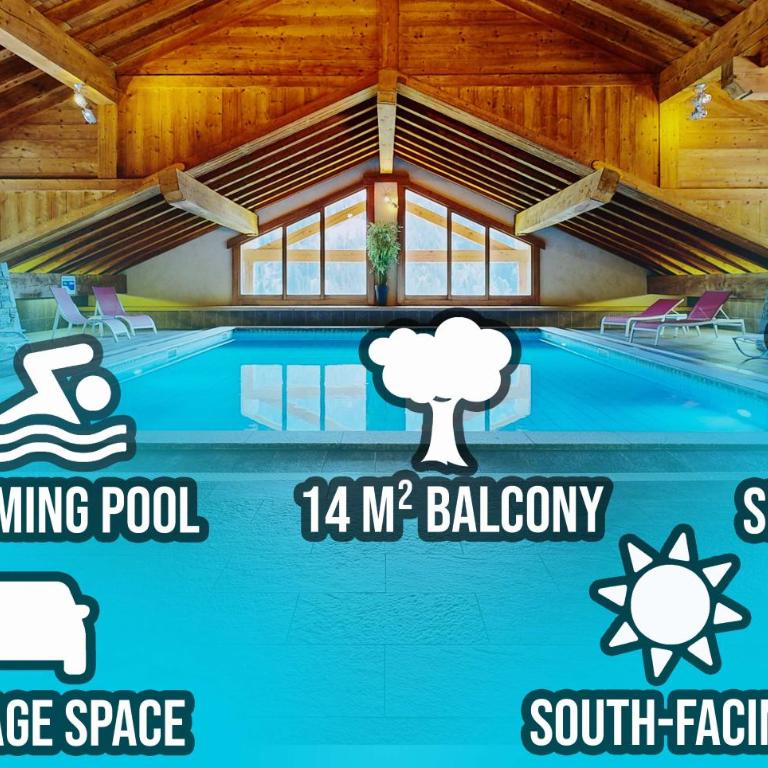Ski & Spa 4 p, Résidence avec Piscine - Appartement 1 Chambre - 1