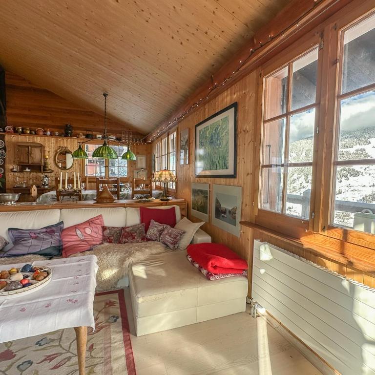 Chalet le Moulin - calme, nature, cheminée, vue - Chalet mit 3 Schlafzimmern - 8