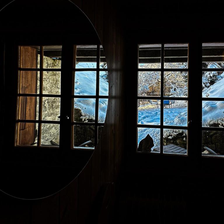 Chalet le Moulin - calme, nature, cheminée, vue - Chalet mit 3 Schlafzimmern - 32