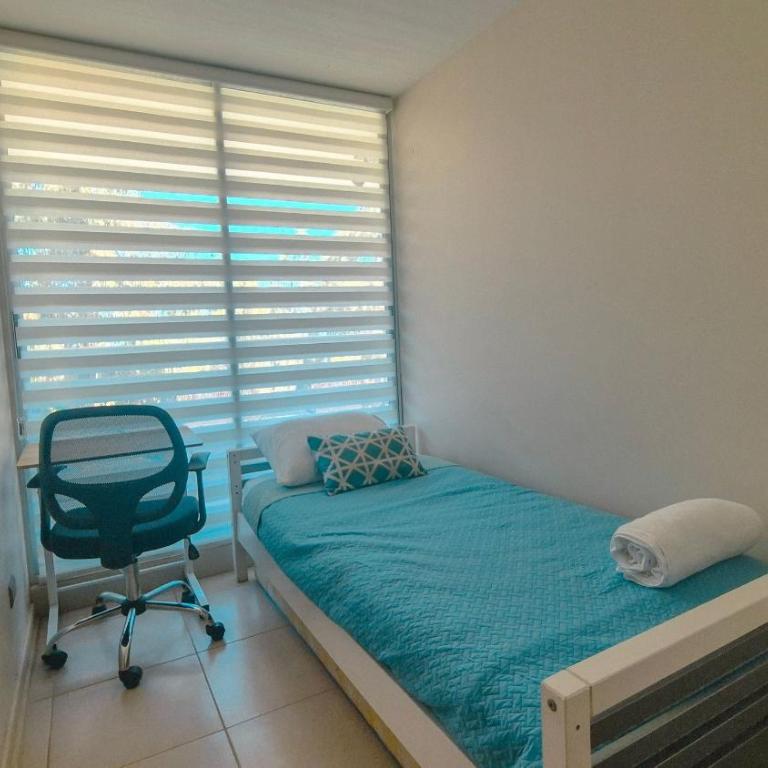 VR | Algarrobo Playa Mirasol 5PAX mar cerca, piscina, hermosa decoración, parking free - Three-Bedroom Apartment - 18