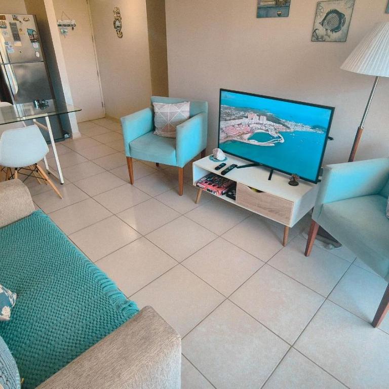 VR | Algarrobo Playa Mirasol 5PAX mar cerca, piscina, hermosa decoración, parking free - Three-Bedroom Apartment - 3