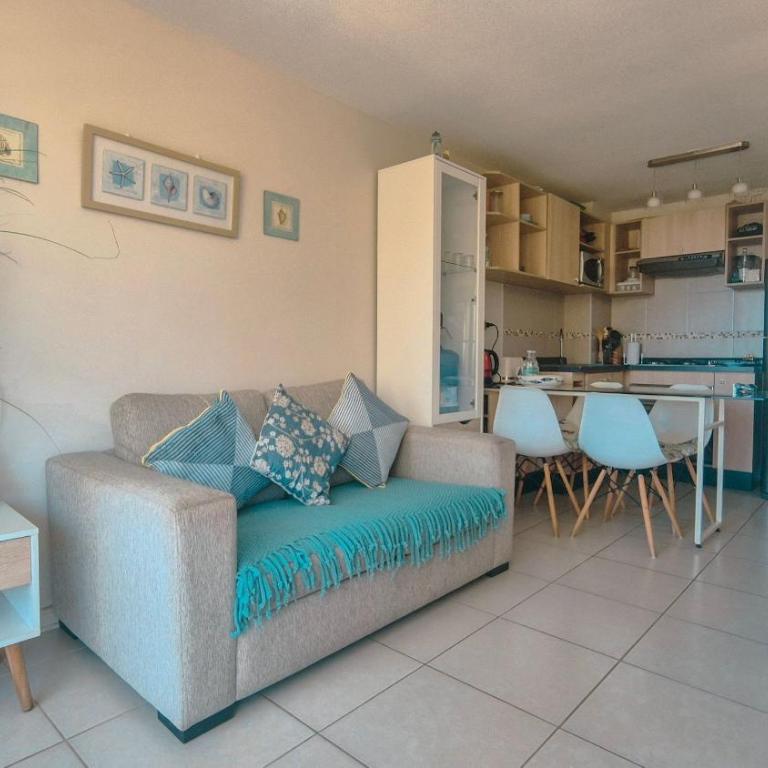 VR | Algarrobo Playa Mirasol 5PAX mar cerca, piscina, hermosa decoración, parking free - Three-Bedroom Apartment - 5