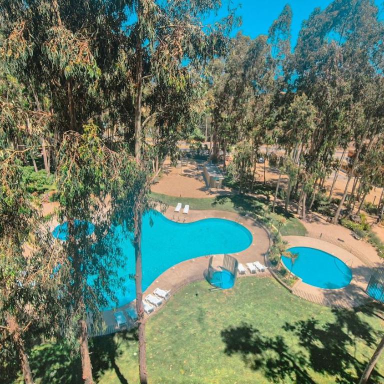 VR | Algarrobo Playa Mirasol 5PAX mar cerca, piscina, hermosa decoración, parking free - Three-Bedroom Apartment - 31