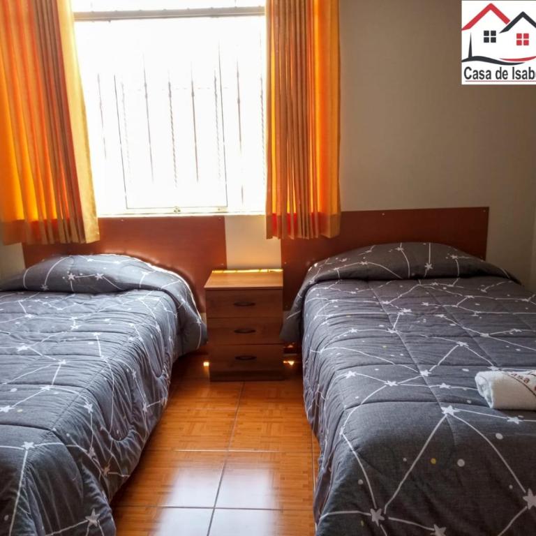 Casa de Isabel - Habitación Doble con baño - 2 camas - 1